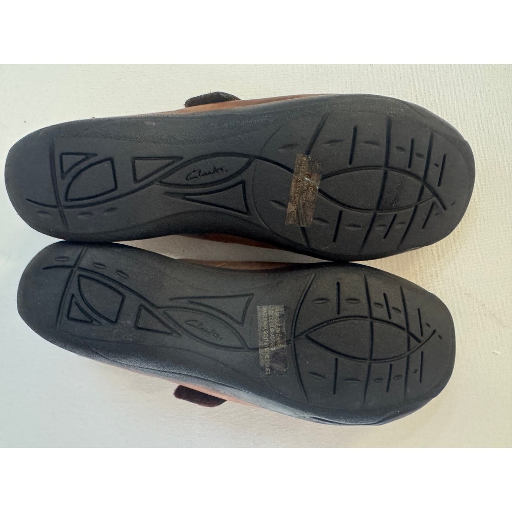 Clarks Artisan Kessa Alcove Womens 10 M Tan Leather Button Loafers 26066521 - Picture 10 of 10